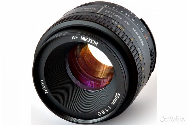 Объектив nikon EF 50mm 1.8 II D