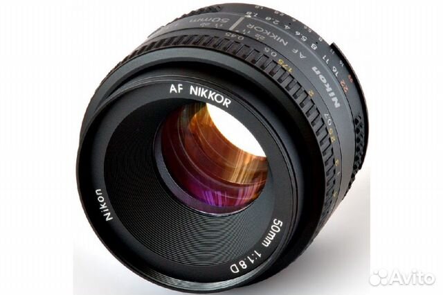 Объектив nikon EF 50mm 1.8 II D