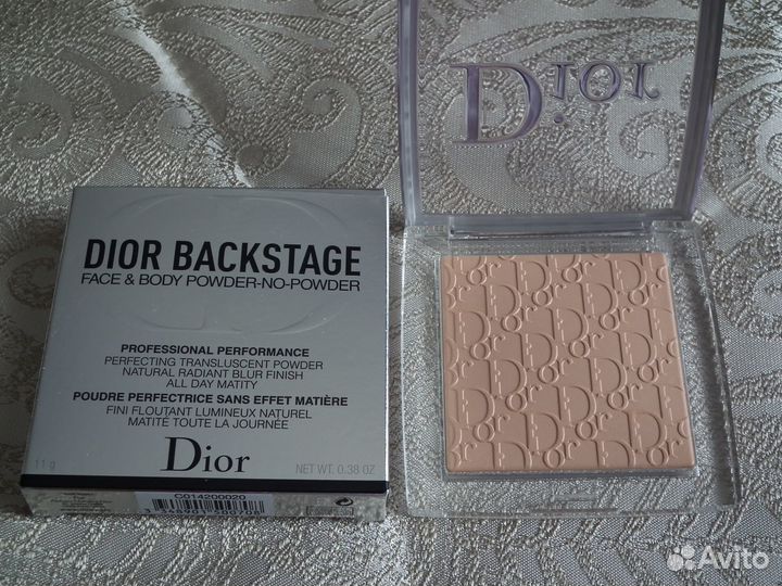 Пудра dior Backstage Face&Body Powder-no-Powder