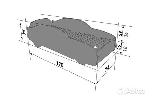 Кровать-машина серии Додж