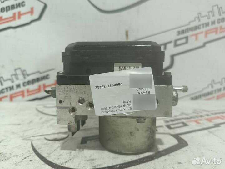 Блок ABS nissan juke NF15 4WD 476601KA3B D193