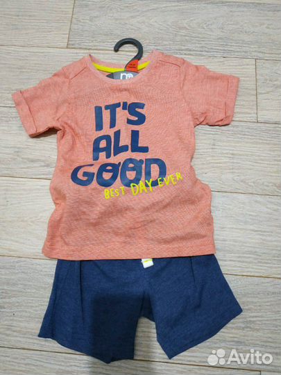 Шорты+футболка Mothercare 92