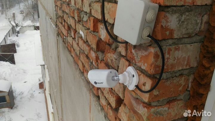 FullHD комплект на 4 уличные камеры под ключ