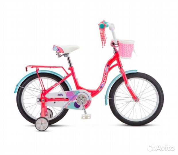 Детский велосипед бу 18 + доп. колёсики