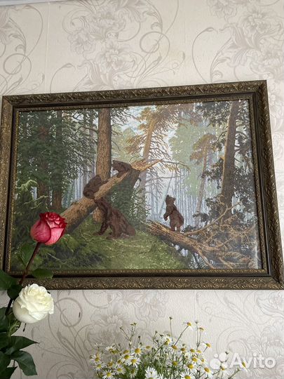 Картина Утро в сосновом лесу И.Шишкин