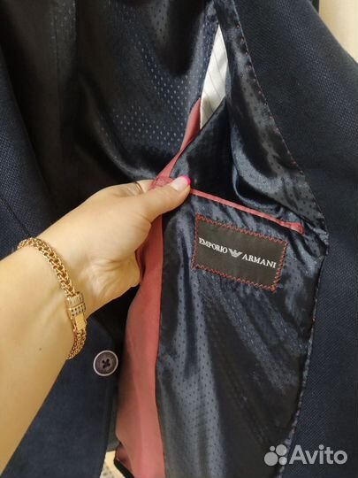 Пиджак мужской Armani 48 синий
