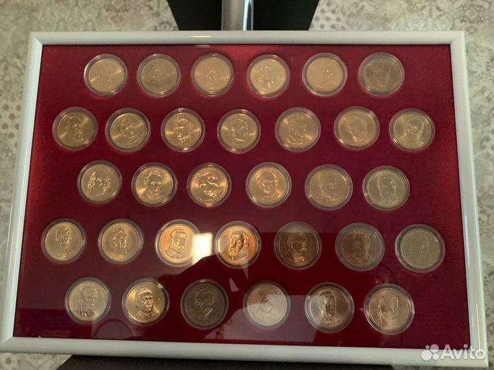 Набор Президенты Америки /США/ в рамке П16