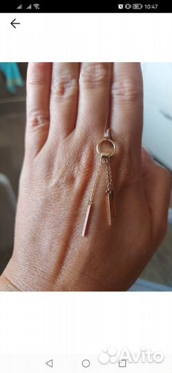 Кулон подвеска золото