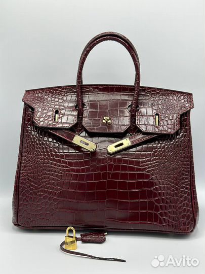 Сумка hermes birkin 35 натуральная кожа