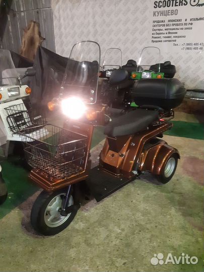 Honda gyro x-3 pgm коричневый для двоих