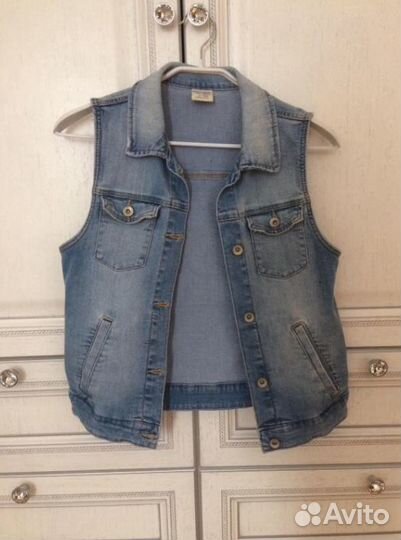 Безрукавка джинсовая Zara kids для девочки