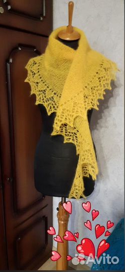 Шаль ручной работы