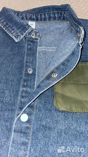 Рубашка джинсовая детская