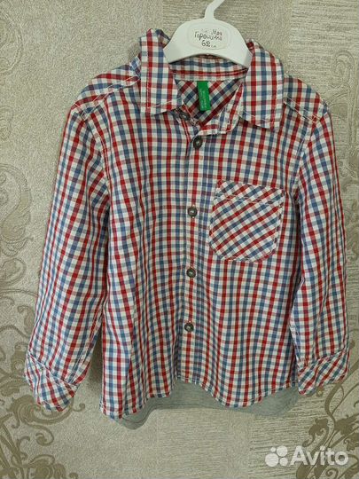 Рубашка для мальчика 92