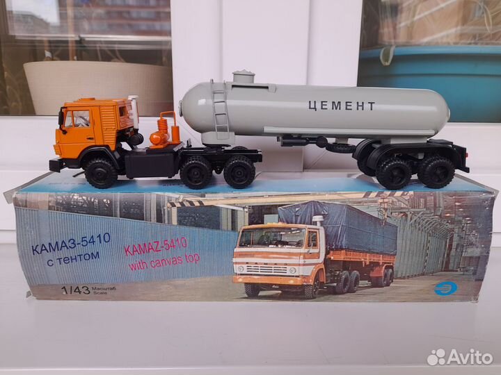 Камаз evro 54115 цементовоз Казлаб 1:43 элекон