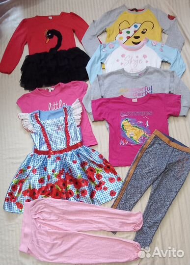 Вещи пакетом на девочку 3-4 года, 4 года