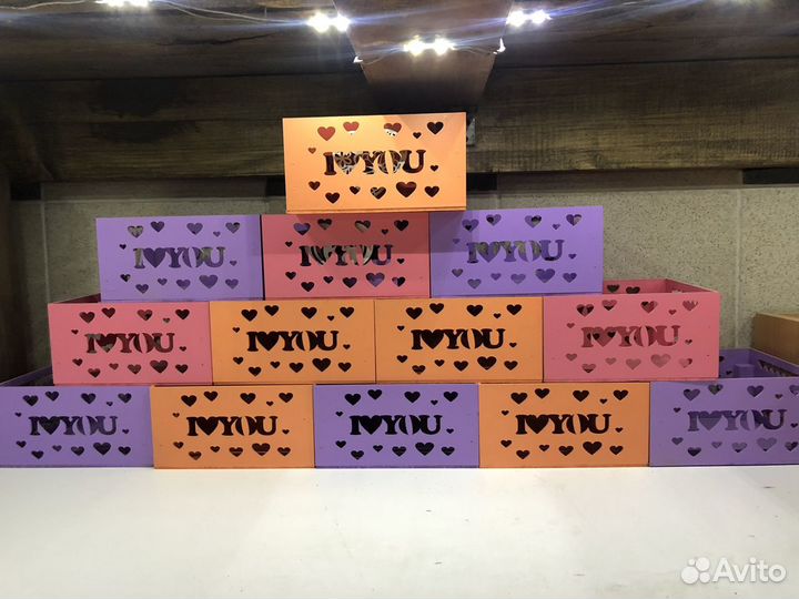 Декоративные деревянные коробочки