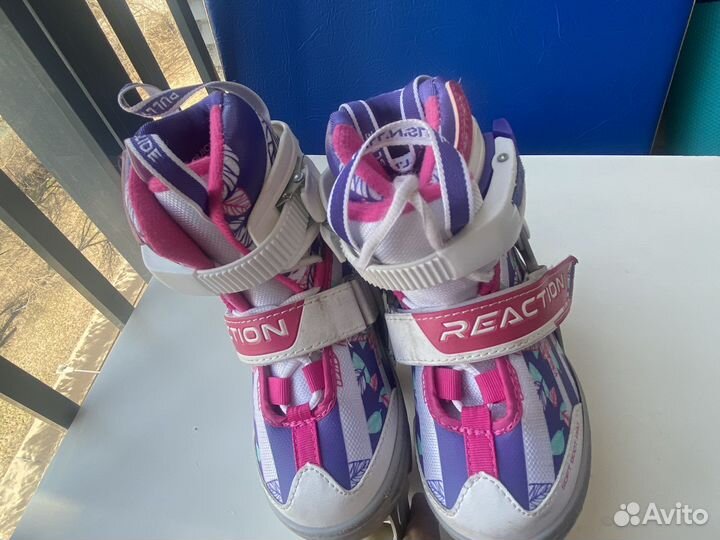 Детские раздвижные ролики reaction 26-31