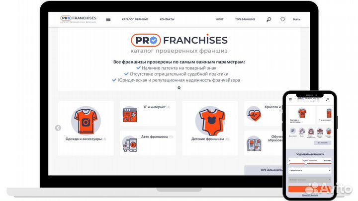 Каталог франшиз ProFranchises