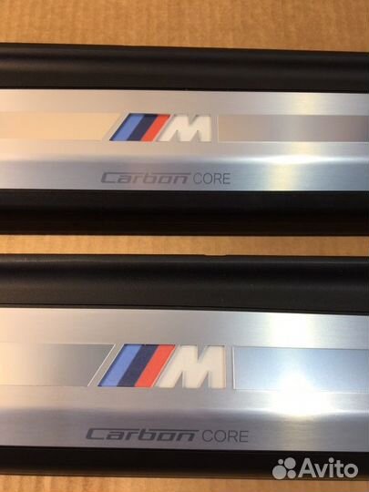 Накладки порогов с подсветкой Bmw 8 G14