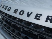 Буквы Land Rover на капот Лэнд Ровер Черные