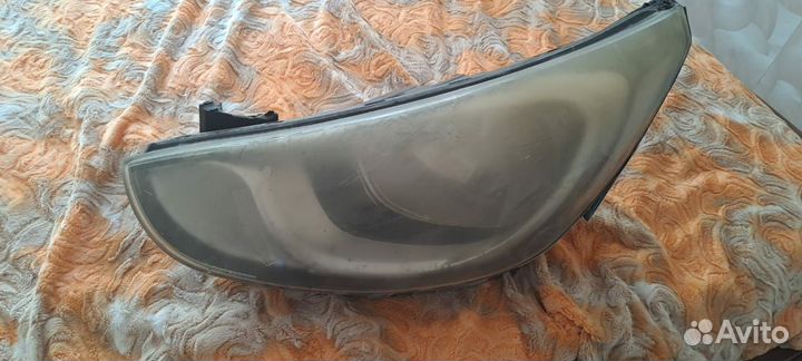 Фара передняя левая на hyundai solaris 2013года