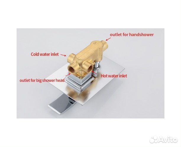 Душевая система скрытого монтажа Gappo G7107