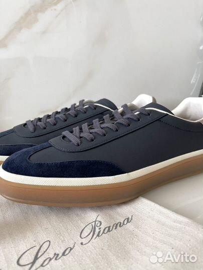 Мужские кеды Loro Piana Tennis Walk синие