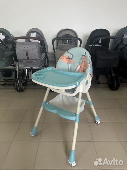 Стульчик для кормления Luxmom Q2 с принтом