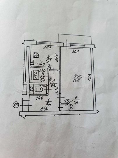 1-к. квартира, 31 м², 4/5 эт.