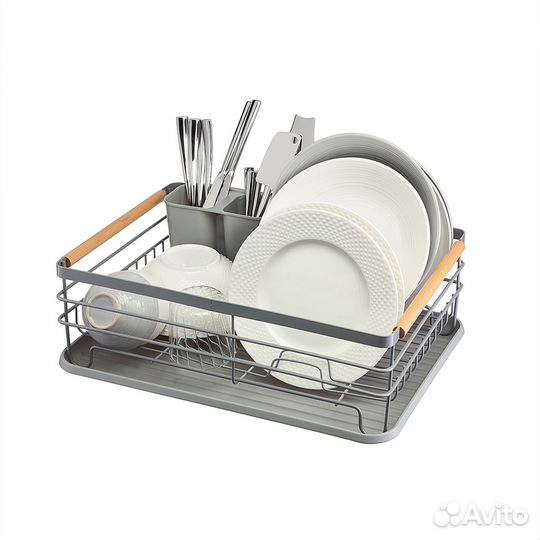 Сушилка для посуды SMART Solutions Granli, серая