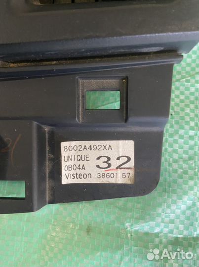 Панель управления магнитолой Mitsubishi Lancer 10