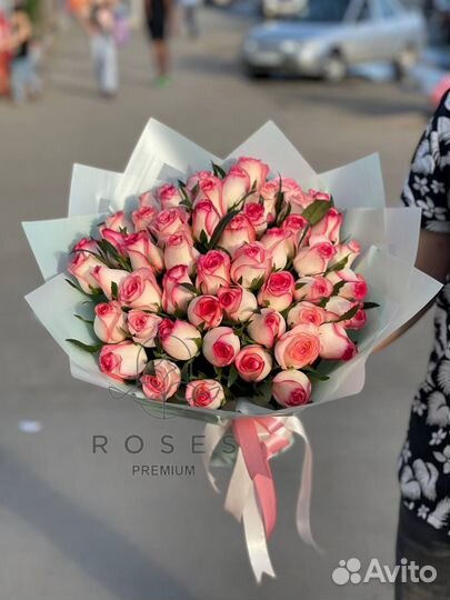 Букет из роз, 101 и более 51, 39, 25. Доставка