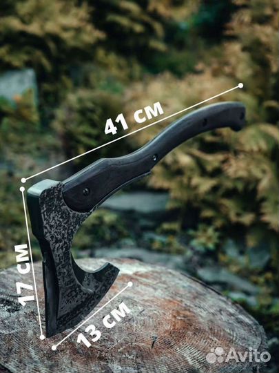 Топор кованый ручная работа цельнометалл / викинг