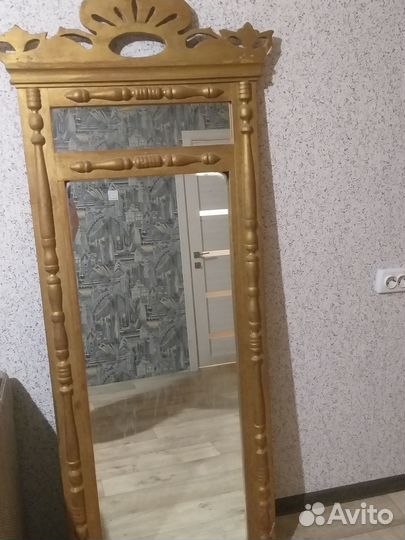 Зеркало старинное напольное