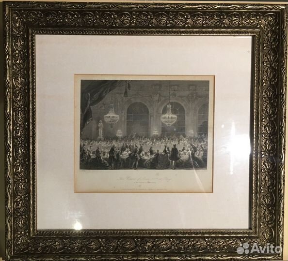 Старинная гравюра