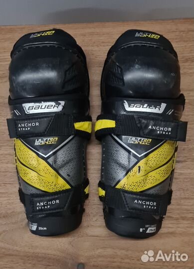 Щитки хоккейные детские bauer ultrasonic