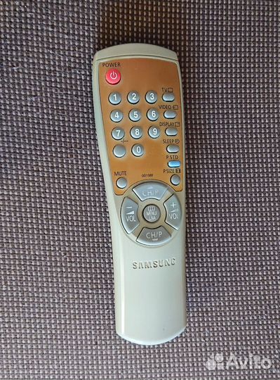 Пульт для тв Samsung. Модель пульта 00198F