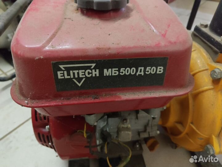 Мотопомпа elitech мб500д50в
