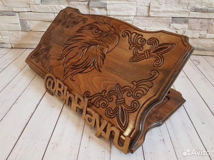 Нарды резные Голова орла, классика