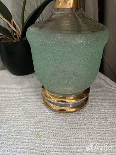 Графин с рюмками насыпное стекло СССР