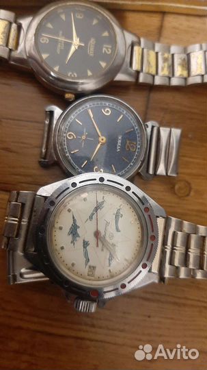 Часы СССР командирские портсигар