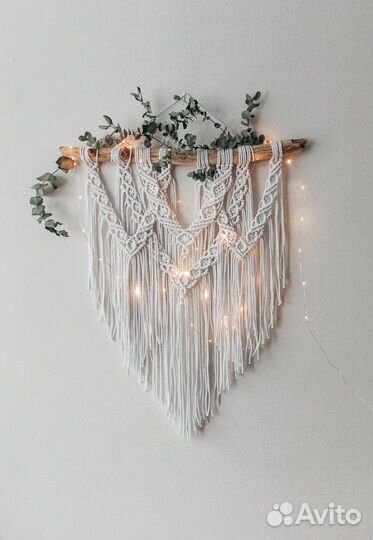 Настенное панно / кашпо/ декор макраме на заказ