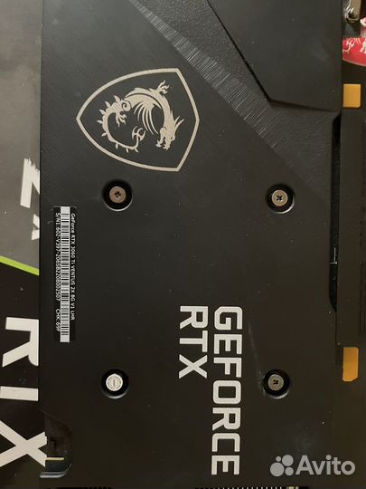 Видеокарта rtx 3060ti msi ventus 2x