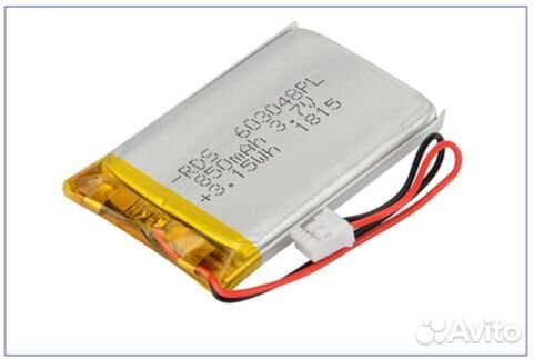 Аккумулятор Li-Pol LP603048, 3.7V, 850mAh