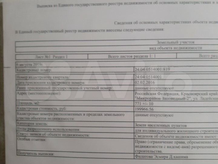 Участок 7,7 сот. (ИЖС)