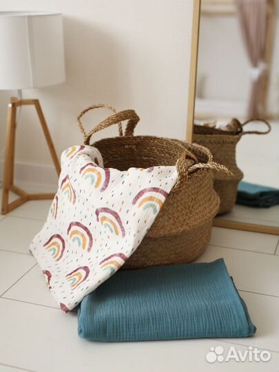 Муслиновые пеленки новые