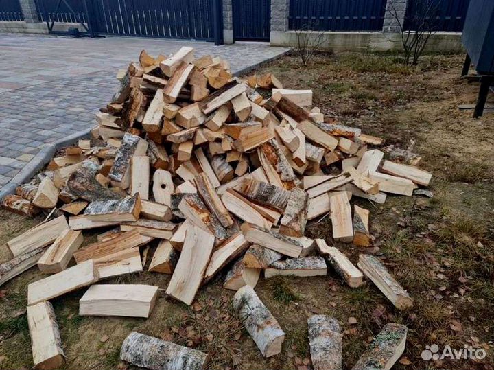 Дрова березовые. Колотые