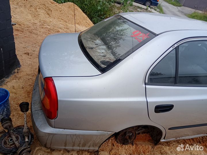 Hyundai accent задняя правая четверть