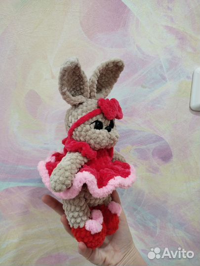 Игрушки ручной работы,зайчик